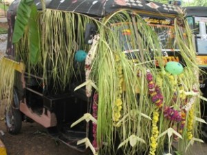rickshaw-décoré