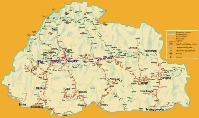 itineraire_bhoutan